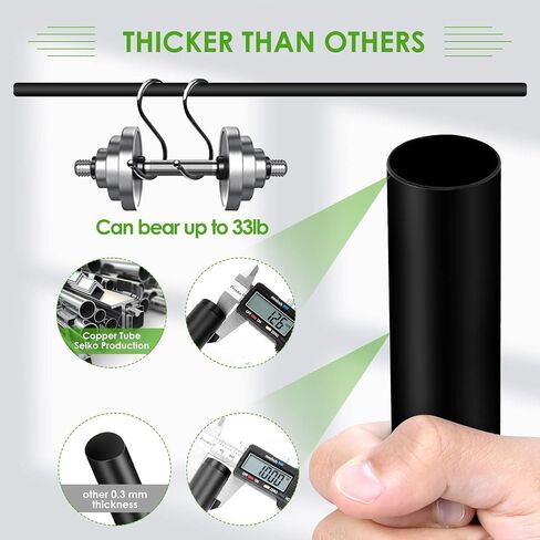 1 Inch Curtain Rods, Curtain Rods for Windows, Brass Curtain Rod, Outdoor Curtain Rod, Curtain Rods for Windows, Black (72" to 144", Black) in Saudi Arabia