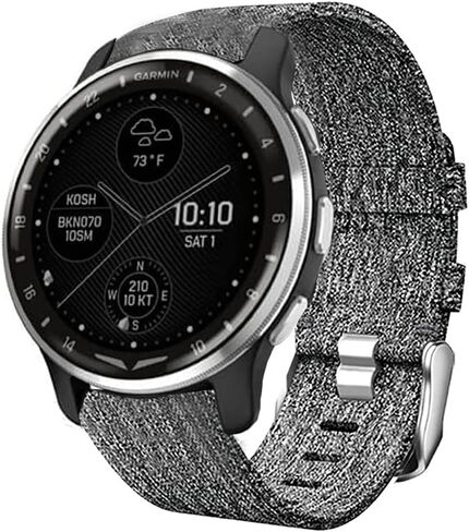متوافق مع Garmin D2 Air Band، حزام إكسسوارات بديل من نسيج النايلون المنسوج المسامي متوافق مع Garmin D2 Air X10 GPS Smartwatch in Saudi Arabia