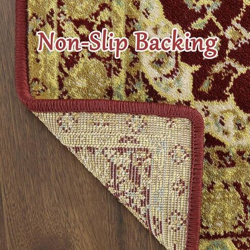 WESTLOOM Area Rug 2x6 Boho Runner Rug Medallion Entryway Runners Vintage Hallway Runner Indoor Kitchen Laundry Rug Non-Slip Oriental Accent Rug Non-Shedding Living Room Bedroom Long Rug Grey in Saudi Arabia