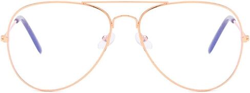 Classic Aviator Shortsighted Distance Glasses Metal Frame Clear Lens Myopia Glasses For Mens Womens in Saudi Arabia