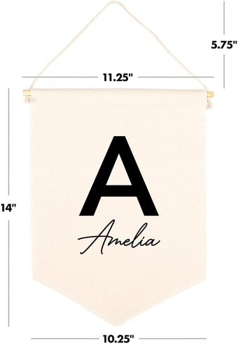 Andaz Press Hanging Wall Canvas Banner, Welcome To My Crib Canvas Tapestry Wall Hanging Banner for Baby Girl, Baby Boy, Kids Canvas Nursery Canvas Wall Decoration, Pennant Flag Wall Art Decor, 1-Pack in Saudi Arabia