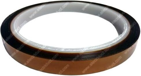 Electriduct 1" Polyimide Tape 2 Mil High Temperature Resistant Film with Silicone Adhesive - 36 Yards in Kuwait