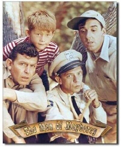 Andy Griffith Show Men of Mayberry Cast Retro Classic TV Wall Art Decor Metal Tin Sign 8x12in in Kuwait
