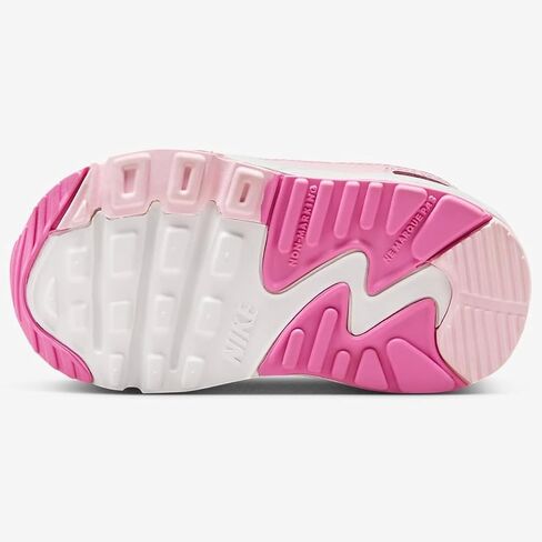Nike Air Max 90 LTR Baby/Toddler Shoes (FZ3557-100, White/Pink Foam/Playful Pink) in Saudi Arabia