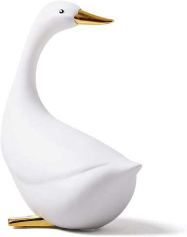 Duck Statue Decor Animal Gifts Figurine Modern Sculpture Home Ornament Table Centerpiece Crafts Polyresin Arts 7.9inch in Saudi Arabia