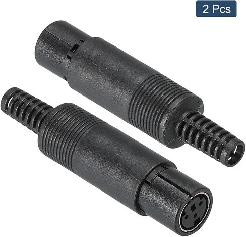 PATIKIL S-Video DIN Mini Female Socket 8 Pin Signal Transmission for TV, DVD Player Pack of 2 in Saudi Arabia