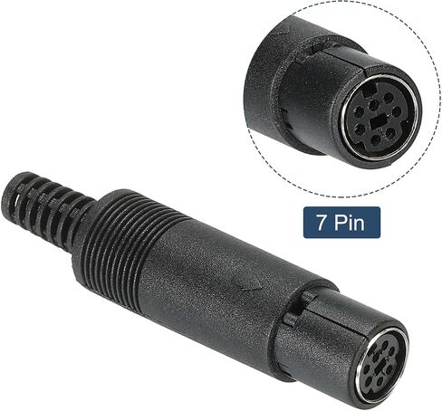 PATIKIL S-Video DIN Mini Female Socket 8 Pin Signal Transmission for TV, DVD Player Pack of 2 in Saudi Arabia