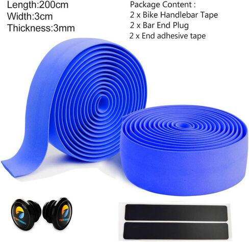 TOPCABIN® Camouflage Series Comfort GEL Road Bike Handlebar Tape Bike Bar Tape with Reflective Bar Plugs in Saudi Arabia