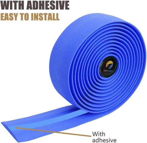 TOPCABIN® Camouflage Series Comfort GEL Road Bike Handlebar Tape Bike Bar Tape with Reflective Bar Plugs in Saudi Arabia