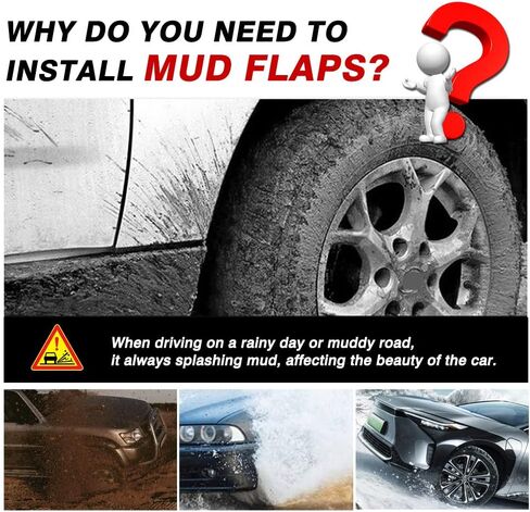 Autorder Mud Flaps Splash Guards for Chevy/Chevrolet Trailblazer 2021 2022 2023 2024 Accessories Mudflap Fender Flares Front and Rear Mud Guard Set 4PCS in Saudi Arabia
