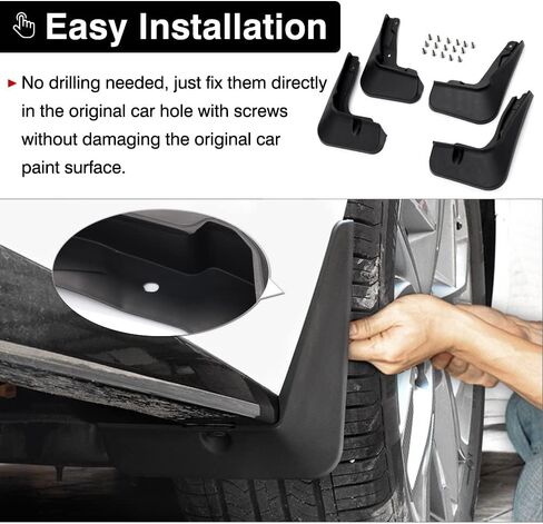 Autorder Mud Flaps Splash Guards for Chevy/Chevrolet Trailblazer 2021 2022 2023 2024 Accessories Mudflap Fender Flares Front and Rear Mud Guard Set 4PCS in Saudi Arabia