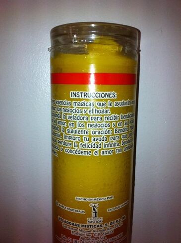 Road Opener (Abre Camino) 7 Day Prepared Scented Candle in Glass in Saudi Arabia