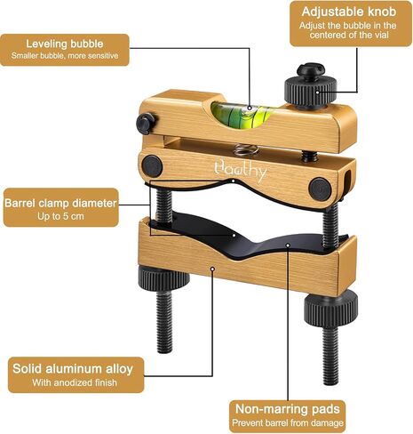 Hawthy Scope Leveling Kit Scope Bubble level (Gold) in Saudi Arabia
