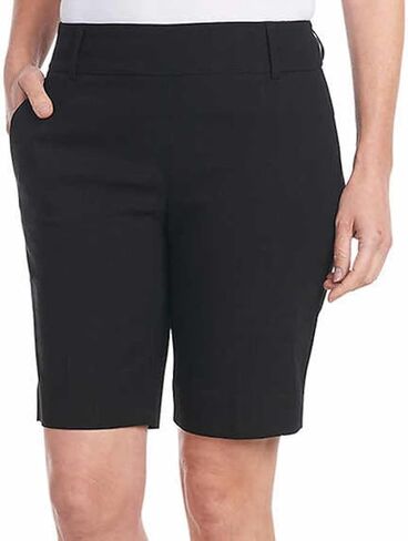 Hilary Radley Women's Pull On Mid Rise Stretch Comfort Bermuda Short in Saudi Arabia