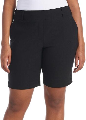 Hilary Radley Women's Pull On Mid Rise Stretch Comfort Bermuda Short in Saudi Arabia