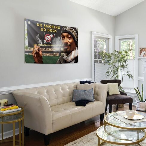 Snoopil Singer Doggy 3x5 FT Tapestry Rapper Music Tapestries With 4 Brass Grommet Room Decor Banner in Saudi Arabia