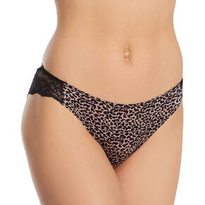 Maidenform Comfort Devotion Lace Tanga, 9/2XL, Mini Animal Print