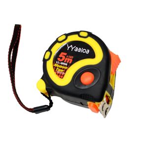 Tape Measure 16 Feet 1'' Measuring Tape with Magnetic Tip and Rubber Protective Casing Steel Blade Tape Measure for Construction,Contractor,Carpenter,Architect,Woodworking (16 foot, Yellow)