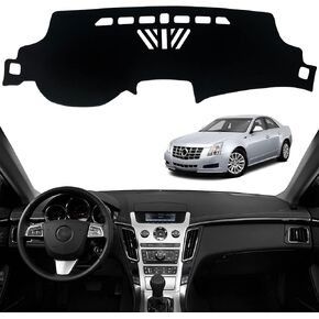 Dashboard Dash Board Cover Mat Pad Carpet Non-Slip Custom Compatible with Cadillac CTS 2003-2007 Protector Sunshield (2003-2007)