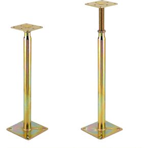 Adjustable Support Jack for The Floor,Post Floor Joist Jacks,Mini Screw Jack- Post 1'1.5" to 1'4.5"（2PACKS）
