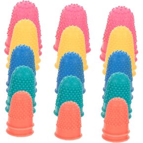 Ciieeo 50 Pcs Rubber Non-Slip Finger Cot Silicone Mitts Silicone Gel Protective Gloves Money Counting Finger Rubber Finger Tips Guard Finger Covers Fingertip Protector. Finger Sleeve