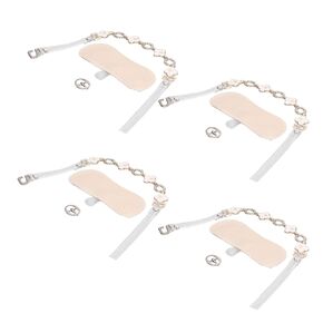 2 Pairs Adjustable Elastic Heel Shoe Straps Heel Shoe Straps Adjustabe Heel Shoe Straps for Concealed and Detachable Special Decoration - Showcase the Beauty of Your Shoes