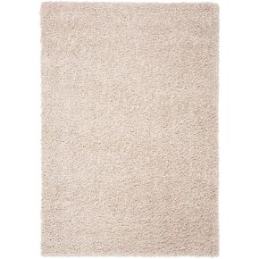 SAFAVIEH August Shag Collection Accent Rug - 2' x 5', Beige, Solid Design, Non-Shedding & Easy Care, 1.5-inch Thick Ideal for High Traffic Areas in Entryway, Living Room, Bedroom (AUG200D)