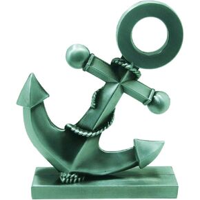 Anchor Zinc Alloy Miniature Statue Size LWH 5x1x6 Inch Anchor Color Silver