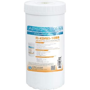 APEC Water Systems FI-KDF85-10BB US Made Iron and Hydrogen Sulfide Reduction Replacement Water Filter, 4.5"x10"