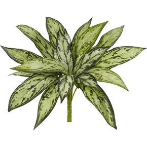Nearly Natural 10in. Variegated Silver Queen Artificial Plant (Set of 6)