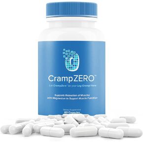Magnesium for Leg Cramps at Night | Potassium Magnesium Supplement with Calcium and Vitamin D3 | Supports Relaxation of Muscles and Muscle Function | Night Leg Cramps Relief | 60 Capsules