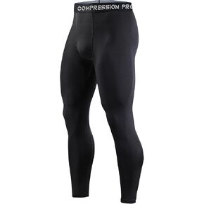 1/3/4 Pack Men's Compression Pants Tights Leggings Athletic Sports Baselayer Running Cycling Workout Training Pants