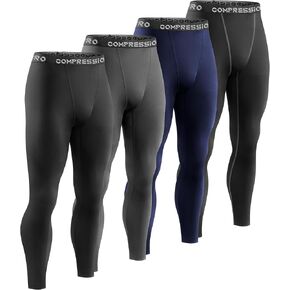 1/3/4 حزمة الرجال السراويل ضغط الجوارب طماق الرياضية الرياضية Baselayer تشغيل الدراجات تجريب التدريب السراويل