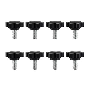 M6 Bolt Knob for Logitech G25 G27 G29 G920 G923 Simulator Steering Wheel Fixing Screws Threaded Knobs Quick Removal Replacement Parts(8Pcs/Set)