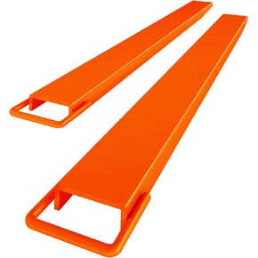 Pallet Fork Extensions 72 Inch Length 4.5 inch Width, Fork Extenders for Forklift, 1 Pair Forklift Extension, Yellow