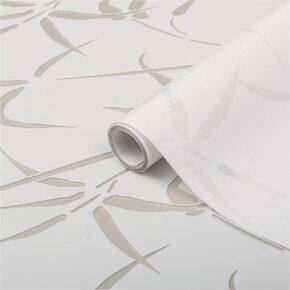 d-c-fix 338-8023 Privacy Glass Reusable Static Cling Window Film, Bamboo, 26" x 59" Roll