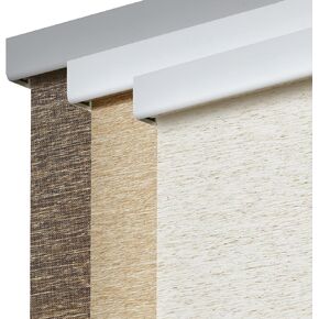 Persilux Free-Stop Cordless Roller Shades, Light Filtering Window Shades for Home (Cream 35" W x 72" H) Natural Woven Fabric UV Protection Privacy Roller Window Blinds for Windows, Home, Living Room