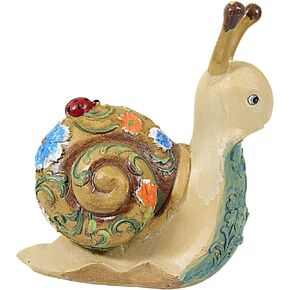 Roman 83387-4.25"H SNAIL FIGURE COLORFUL (12935) Home Decor Animal Figurines