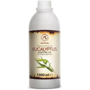 Eucalyptus Essential Oil 34 Fl Oz - Eucalyptus Globulus - 100% Pure Eucalyptus EO for Freshen Rooms - Home Fragrances - Aromatherapy - Diffuser - Aroma Lamps - Making Candles - Scented Oils
