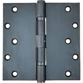 Hinge Outlet Heavy Duty 6 Inch Square, Oil Rubbed Bronze Commercial Door Hinges Ball Bearing, Non-Removable Pin, 2 Pack