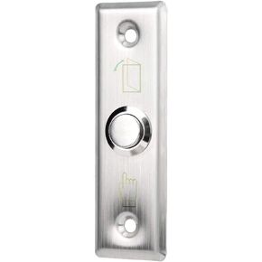 Request to Exit Button, Push Exit Release Button Rocker Switch Electric Door Exit Release Stainless Steel Push Button Switch
