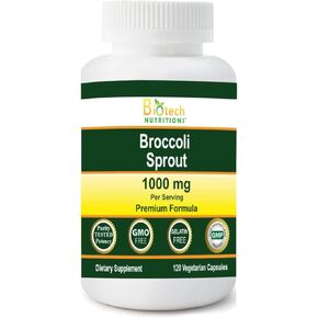 Broccoli Sprout 1000 mg Serving 120 Vegetable Capsules