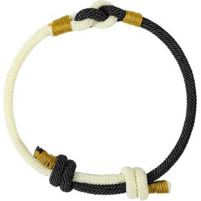 Couple String Bracelet, Rope Matching Bracelet for Girlfriend Boyfriend, Sliding Knot Friendship Love Promise Adjustable Bracelets Jewelry Gift for Valentines Day Anniversary