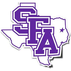 Desert Cactus Stephen F. Austin State University Sticker SFA Lumberjacks Vinyl Decal Laptop Water Bottle Car Scrapbook (State Border Sticker)