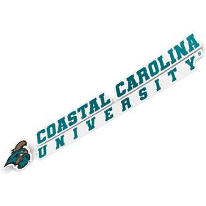 Desert Cactus Coastal Carolina University Chanticleers Name Logo Vinyl Decal Laptop Water Bottle Car Scrapbook (8 Inch Sticker)