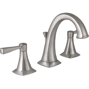 Design House 546937 Perth Widespread Bathroom, Satin Nickel, 2-Handle Lavatory Faucet