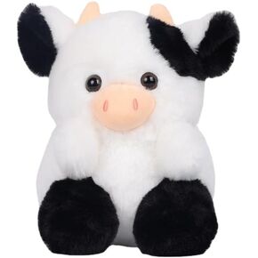 JOSON Cow Stuffed Animal Toy, Cute Strawberry Cow Plush Pillow, Soft Cow Plush Doll, Birthday, for Boys and Girls (Pink Cow)