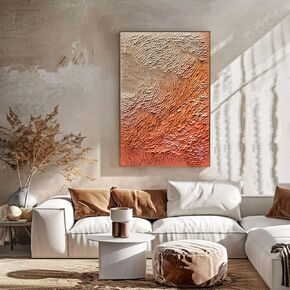 BrightA Large Wood Wall Decor Wall Art for Living Room Large Wall Art Dining Room Wall Decor Modern Wall Art 3D Wall Art Contemporary Wall Art 27.5"x41.3"