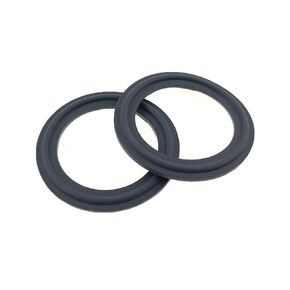 3" Tri Clamp Chemical-Resistant Fluoroelastomer FKM Gaskets for Quick-Clamp Sanitary Tube Fittings (3")