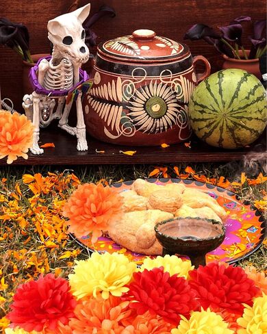 40Pcs Large Marigold Flower Heads Bulk 4 inch, Silk Marigold Artificial Flowers for Diwali Home Decor, Spring Bush Floral, Indian Décor for Pooja, DIY, Wedding Christmas(Multi Color) in Kuwait